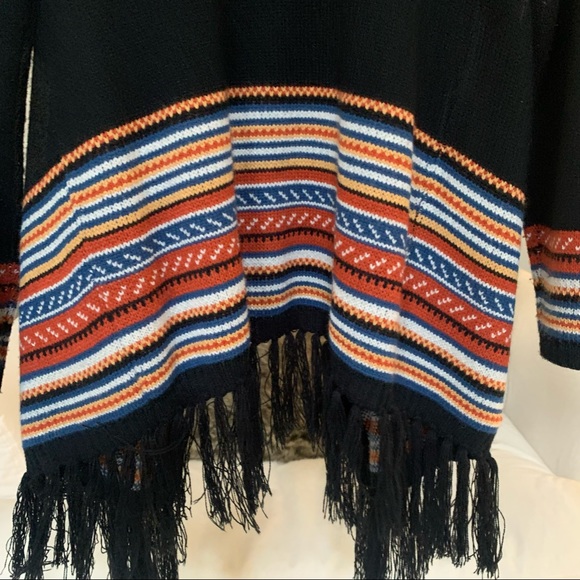 Black Fringe Cardigan - Picture 3 of 6